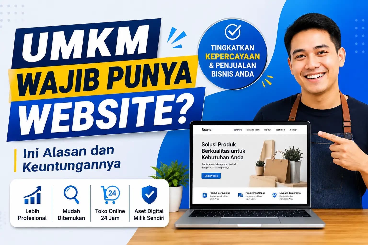 UMKM Wajib Punya Website? Ini Alasan dan Keuntungannya