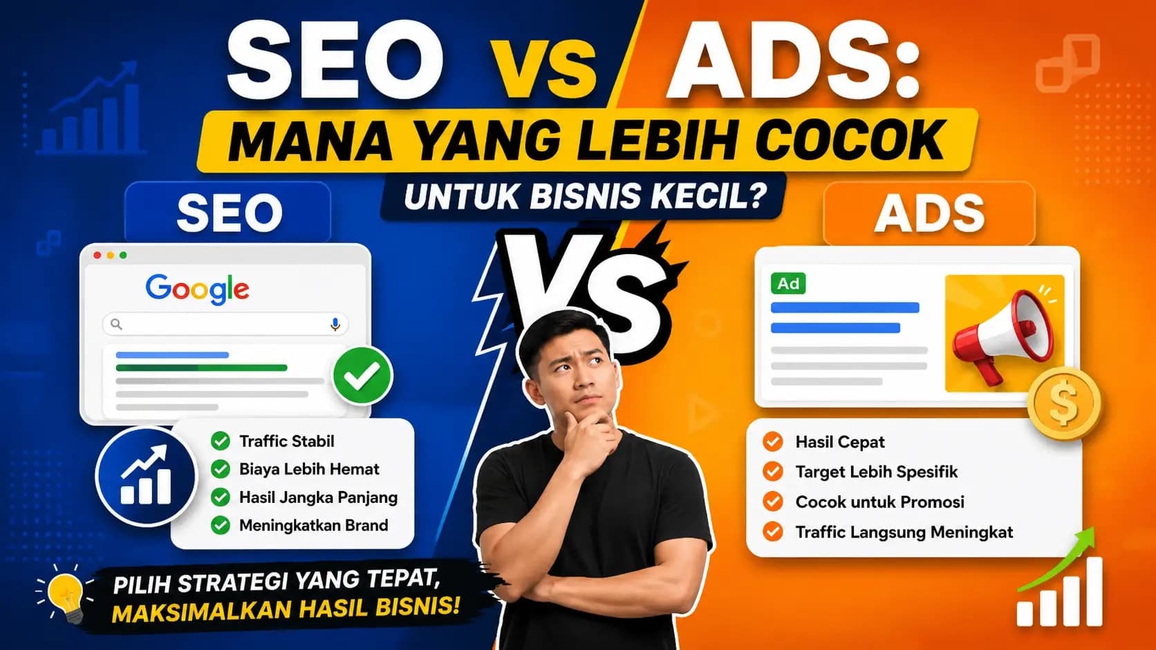 SEO vs Ads: Mana yang Lebih Cocok untuk Bisnis Kecil?